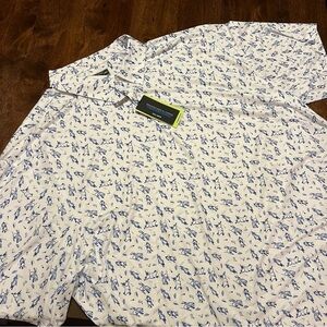 NWT Roundtree & Yorke Innomotion Performance Golf Polo 4X Tall Dry Fit New